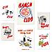 Set Di 6 Stampe Illustrazioni Di Cibo E Pop Art, Illustrazioni Di Design Di Ramen E Pasta Per Le Pareti Delle Stanze Della Tua Casa A3 & A4 Senza Cornice - Foto miniatura 1