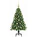 Albero di Natale artificiale con 150 LED Verde 120 cm - Foto miniatura 3