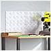 Dischi Quadrati 4 pcs Argento 40 x 20 cm Alluminio - Foto miniatura 2