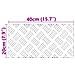 Dischi Quadrati 4 pcs Argento 40 x 20 cm Alluminio - Foto miniatura 8