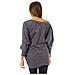 Maglia Da Donna Con Maniche A Pipistrello E Scollo A Barchetta 10dve0780 - Foto miniatura 2