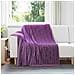 Coperte da Pile 6 pcs Viola 200 x 150 cm Panno - Foto miniatura 2
