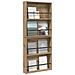 Scaffale per riviste 2 pcs Rovere artigianale 60 x 12 x 70 cm - Foto miniatura 3