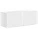 Set di Mobiletto da TV a Parete Montaggio a parete 6 pcs Bianco - Foto miniatura 5