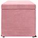 Pouf Rosa 101 x 41 x 40 cm Velluto e Legno Ingegnerizzato - Foto miniatura 5