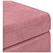 Pouf Rosa 101 x 41 x 40 cm Velluto e Legno Ingegnerizzato - Foto miniatura 6
