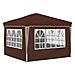 Tenda per feste a pop-up 288 x 288 x 245 cm Marrone - Foto miniatura 9