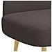 Panchina imbottita con schienale Marrone scuro 110 x 60 x 76 cm - Foto miniatura 5
