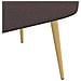 Panchina imbottita con schienale Marrone scuro 110 x 60 x 76 cm - Foto miniatura 6
