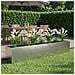 Vaso da giardino Argento 360 x 40 x 60 cm Acciaio Inox - Foto miniatura 2
