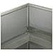 Vaso da giardino Argento 360 x 40 x 60 cm Acciaio Inox - Foto miniatura 5