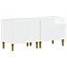 Mobile TV LED a 5 pezzi Bianco Lucido Legno ingegnerizzato - Foto miniatura 4