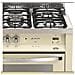 Cucina a Gas PBIG96MFT / C 5 Fuochi a Gas Forno Elettrico Classe A Dimensioni 90x60 cm Colore Avorio Serie Rainbow  - Foto miniatura 3