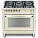 Cucina a Gas PBIG96MFT / C 5 Fuochi a Gas Forno Elettrico Classe A Dimensioni 90x60 cm Colore Avorio Serie Rainbow  - Foto miniatura 1