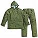 Impermabile completo Tg L in PVC / poliestere / PVC colore verde - Foto miniatura 2