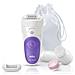 Epilatore Wet & Dry Silk Epil 5-870 Senso Smart Colore Bianco / Viola - Foto miniatura 1