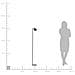 Lampada Da Pavimento Nera 149 Cm Corbones - Foto miniatura 15