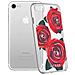 Cover Iphone 7 / 8 Protezione Dorso E Contorni Motivi Rose Guess Trasparente - Foto miniatura 2