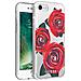 Cover Iphone 7 / 8 Protezione Dorso E Contorni Motivi Rose Guess Trasparente - Foto miniatura 1