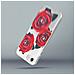 Cover Iphone 7 / 8 Protezione Dorso E Contorni Motivi Rose Guess Trasparente - Foto miniatura 4