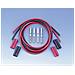 Kit Puntali [ spina A Banana 4 Mm - Spina A Banana 4 Mm] 1 M Nero, Rosso - Foto miniatura 1