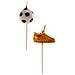 Dekora - 6 Candeline Palloni E Scarpe Da Calcio - Foto miniatura 1