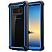 Cadorabo Custodia Compatibile Con Samsung Galaxy Note 8 In Blu Nero - Coperchio Protettivo 2 In 1 Con Bordo In Silicone Tpu E Retro In Vetro Acrilico - Foto miniatura 1
