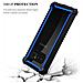 Cadorabo Custodia Compatibile Con Samsung Galaxy Note 8 In Blu Nero - Coperchio Protettivo 2 In 1 Con Bordo In Silicone Tpu E Retro In Vetro Acrilico - Foto miniatura 5