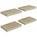 Scaffali A Parete 4 Pz Rovere 40x23x3,8 Cm In Mdf - Foto miniatura 2