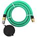 Tubo di Aspirazione con Connettori in Ottone 15 m 25 mm Verde - Foto miniatura 1