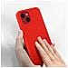 Cover Per Iphone 13 Mini In Silicone Semi-rigido Soft-touch Rossa - Foto miniatura 3
