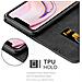Custodia Compatibile Con Apple Iphone 13 In Blu Scuro Marrone - Coperchio Protettiva Con Chiusura Magnetica, Funzione Stand E Tasca Per Le Carte - Foto miniatura 5