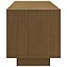 Mobile Porta Tv Marrone Miele 110x30x33,5 Cm In Legno Di Pino - Foto miniatura 2