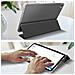 Custodia Tablet Copertina Multiposizione Originale Trasparente / Nero - Foto miniatura 4