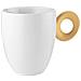 Tazza Mug Everyday 250ml Bianca Con Manico Senape - Foto miniatura 1