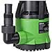 Pompa Immersione Elettropompa Sommersa Acque Chiare 250w 5000l /h Fondo Piatto - Foto miniatura 3