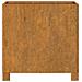 Fioriere Con Gambe 2pz Ruggine 42x40x43 Cm Acciaio Corten - Foto miniatura 9