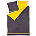 Set Copripiumino In Cotone Satinato 135 X 200 Cm Blu E Giallo Wallingford - Foto miniatura 3
