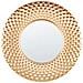 Specchio Combe 60 Cm 60 Cm Metallo Oro - Foto miniatura 4