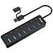 128965 hub di interfaccia USB 3.2 Gen 1 (3.1 Gen 1) Type-A 5000 Mbit /s Nero - Foto miniatura 1