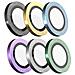 Proteggi lenti diamantate per iPhone14&14 Plus Cornice Rosa - Foto miniatura 1