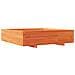 Fioriera Giardino 100x100x26,5cm Legno Massello Pino - Foto miniatura 2