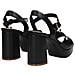 Lou Sandals Sandali Sintetico Scarpe Donna Nero Eu 37, Mity1602641w 1000 - Foto miniatura 3