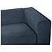 Divano 3 Posti Nivala Tessuto Blu Scuro - Foto miniatura 7