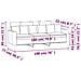 Divano A 3 Posti Marrone 180 Cm In Velluto - Foto miniatura 4