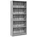 Libreria Grigio Sonoma 80x24x176 Cm In Legno Multistrato - Foto miniatura 2