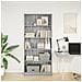 Libreria Grigio Sonoma 80x24x176 Cm In Legno Multistrato - Foto miniatura 3