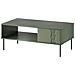 Panca /tavolo TRESSE 110x60x40 verde opaco - Foto miniatura 1