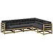 Set Divani da Giardino 6pz con Cuscini Legno Impregnato di Pino - Foto miniatura 1