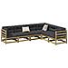 Set Divani da Giardino 6pz con Cuscini Legno Impregnato di Pino - Foto miniatura 2
